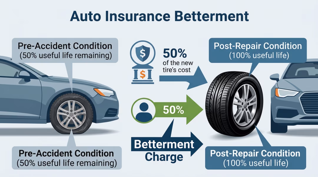 what-is-betterment-in-an-auto-insurance-claim